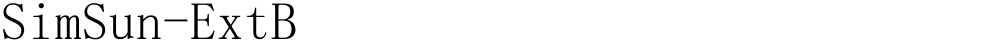 SimSun-ExtB