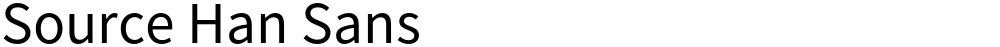 Source Han Sans
