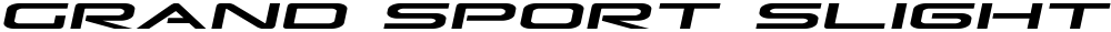 Grand Sport Slight-Italic