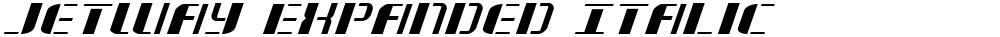Jetway Expanded Italic