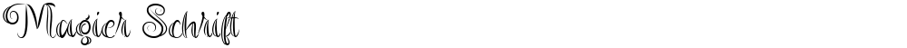 Magier Schrift