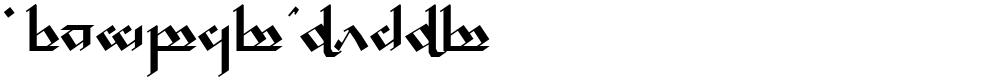 Tengwar Noldor