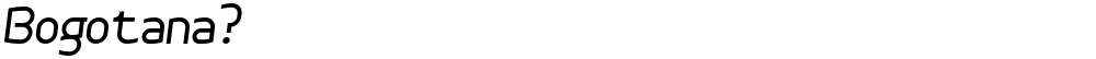 Bogotana?
