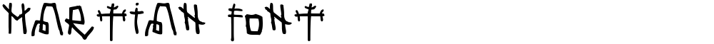 Martian Font