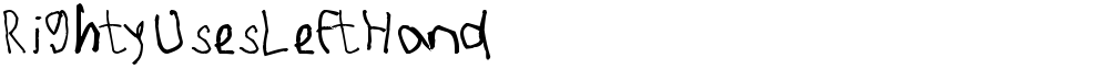 RightyUsesLeftHand