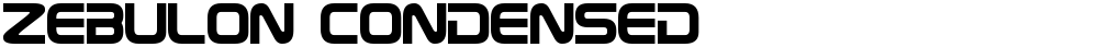 Zebulon Condensed