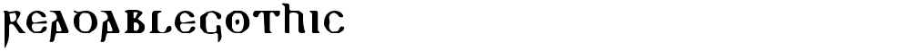 ReadableGothic