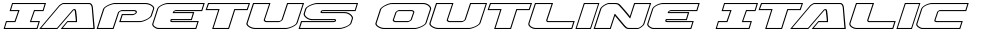 Iapetus Outline Italic