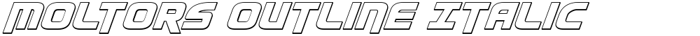 Moltors Outline Italic