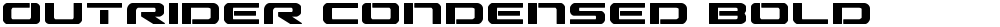 Outrider Condensed Bold