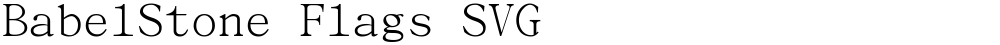 BabelStone Flags SVG