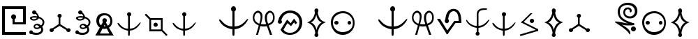 Futurama Alien Alphabet One