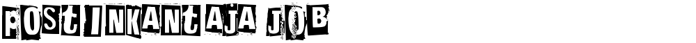 Postinkantaja Job