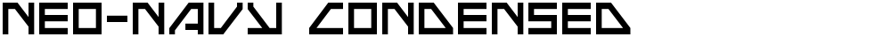 Neo-Navy Condensed