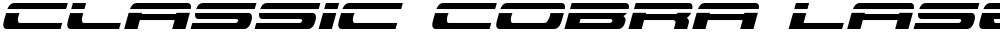 Classic Cobra Laser Italic