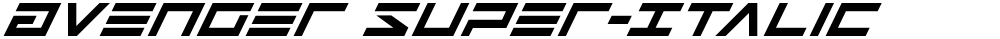 Avenger Super-Italic