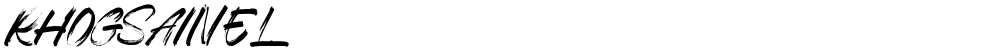 Rhogsainel