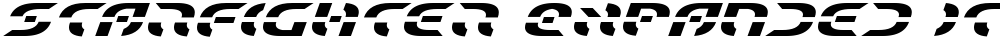 Starfighter Expanded Italic