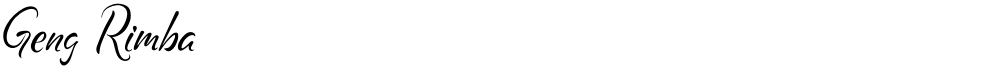 Geng Rimba