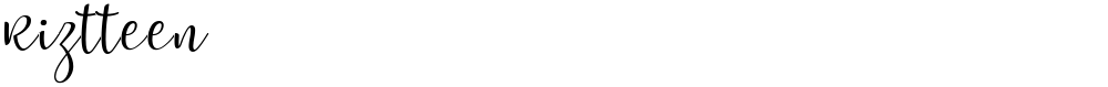 Riztteen