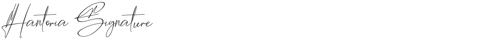 Hantoria Signature
