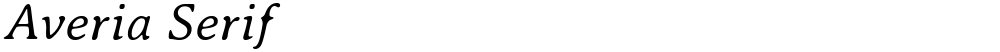 Averia Serif