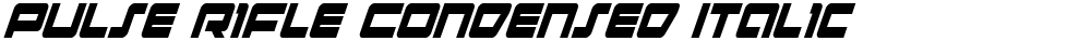 Pulse Rifle Condensed Italic