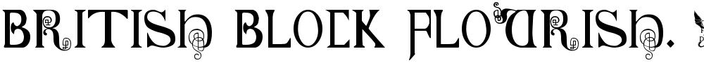 British Block Flourish, 10th c.