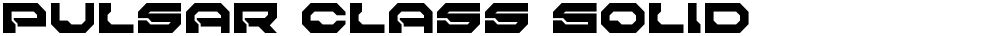 Pulsar Class Solid
