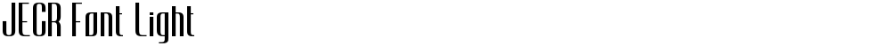 JECR Font Light
