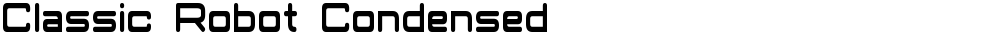 Classic Robot Condensed