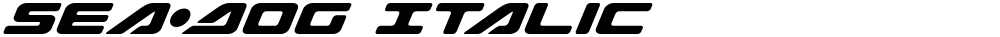 Sea-Dog Italic