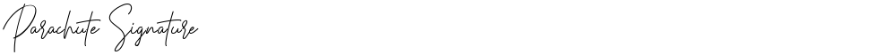 Parachute Signature