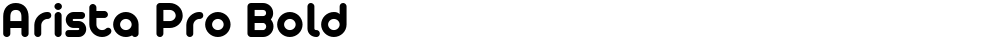 Arista Pro Bold