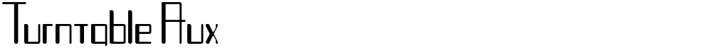 Turntable Aux