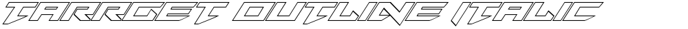 Tarrget Outline Italic