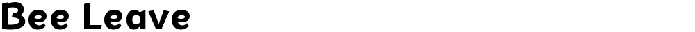 Bee Leave