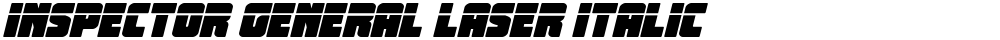 Inspector General Laser Italic