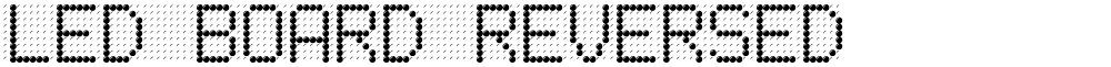 LED BOARD REVERSED