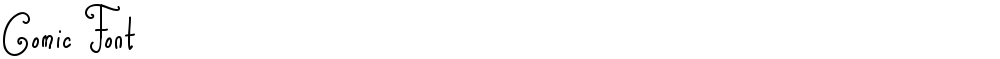 Comic Font