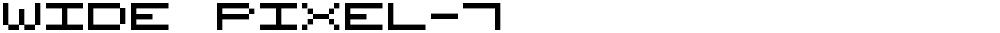 Wide Pixel-7