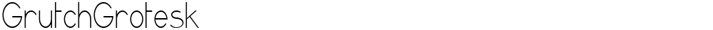 GrutchGrotesk
