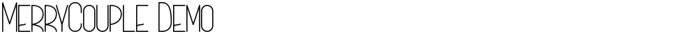 MerryCouple Demo