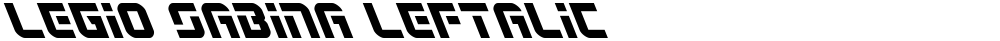 Legio Sabina Leftalic