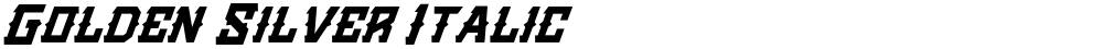 Golden Silver Italic