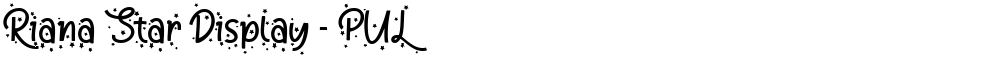 Riana Star Display - PUL