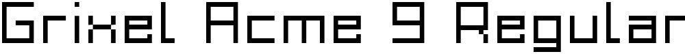 Grixel Acme 9 Regular Xtnd