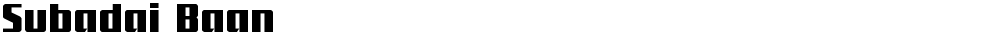 Subadai Baan