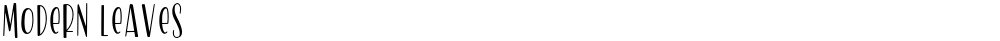 Modern Leaves