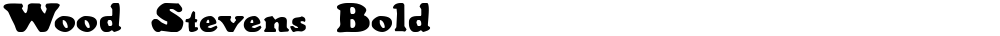 Wood Stevens Bold